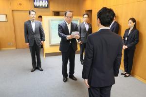 能登半島地震災害義援金贈呈式〔県遊技業協同組合〕