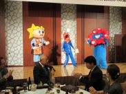 ミャクミャク、ももっちの万博ＰＲ
