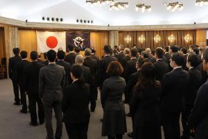 職員への新年挨拶