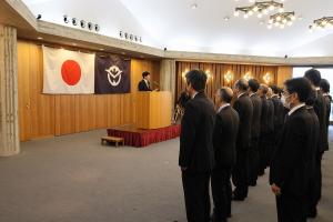 職員への新年挨拶