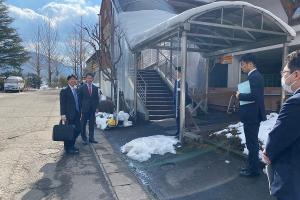 広島県との両県知事会議〔視察〕
