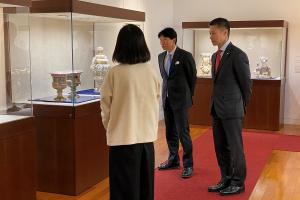 広島県との両県知事会議〔視察〕
