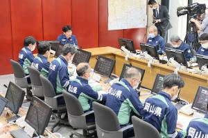 県地震対応訓練