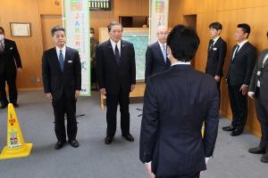 「子ども110番の家」セーフティーコーン贈呈式
