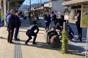 鳥取県との両県知事会議〔視察〕