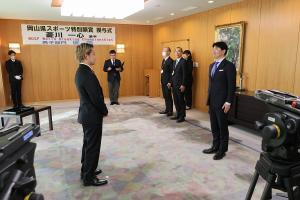 2024WDSF World Breaking Championships優勝 菱川一心選手 県スポーツ特別顕章授与式