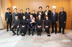 全日本美容技術選手権大会入賞者 表敬訪問