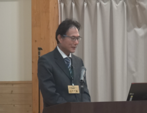 発表（マツタケ）の様子