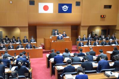 ２月２１日２月定例会開会