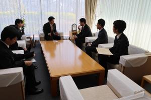 万博チケット贈呈式〔東京海上日動火災保険株式会社〕