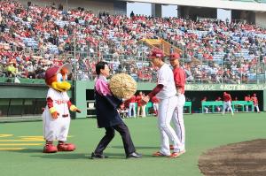 プロ野球オープン戦セレモニー〔楽天VS広島〕