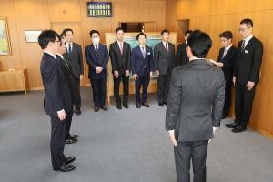 退職者辞令交付