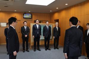 辞令交付〔課長級以上の採用等〕