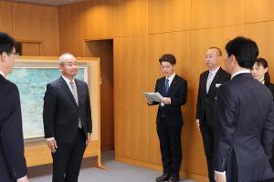 辞令交付〔公営企業管理者、県立大学理事長〕