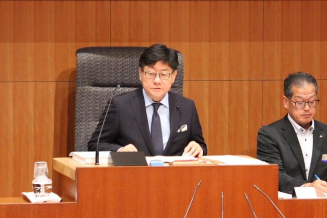 令和７年９月定例会 開会日（議長）