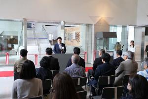 県立美術館特別展「平子雄一展ORIGIN」 開会式