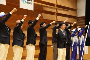 国民スポーツ大会県選手団結団壮行式
