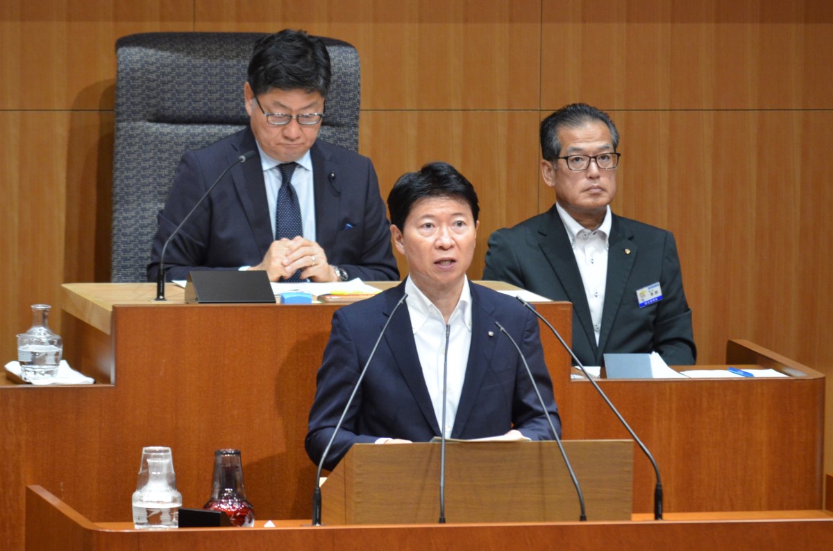 令和７年９月定例会 閉会日（知事）