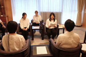 ブラジル研修員 表敬訪問