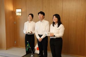 ブラジル研修員 表敬訪問