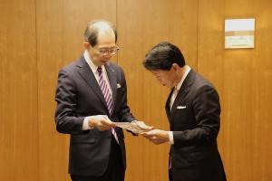 内堀福島県知事 表敬訪問