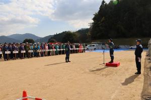 県・津山市総合防災訓練