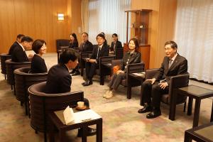 李赫(リ・ヒョク) 駐日韓国大使 表敬訪問