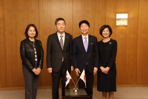 李赫(リ・ヒョク) 駐日韓国大使 表敬訪問