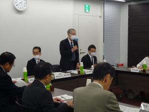 令和7年度備北保健所運営協議会（仲田会長挨拶）
