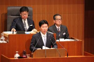 県議会11月定例会開会