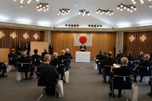 秋の叙勲伝達式