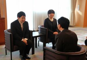 ブザンソン国際若手指揮者コンクール優勝 米田覚士氏 表敬訪問