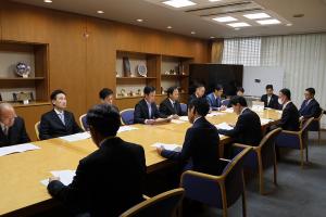 倉敷駅付近連続立体交差事業整備促進県議会議員連盟からの要望