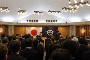 職員への新年挨拶