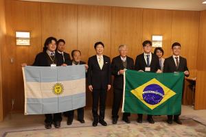 南米県人会 表敬訪問