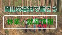 岡山の森林で働こう　林業・就業情報
