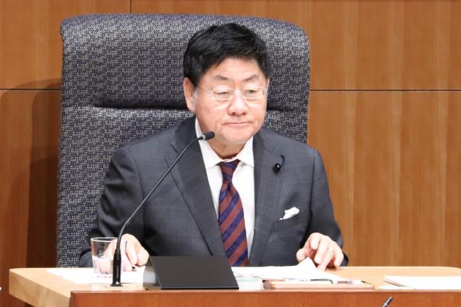 2月定例会閉会(議長)