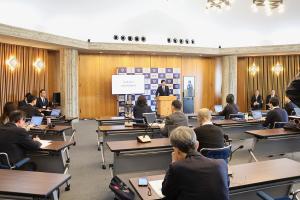 定例記者会見