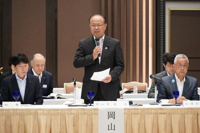 中国五県議会正副議長会議（議長挨拶）