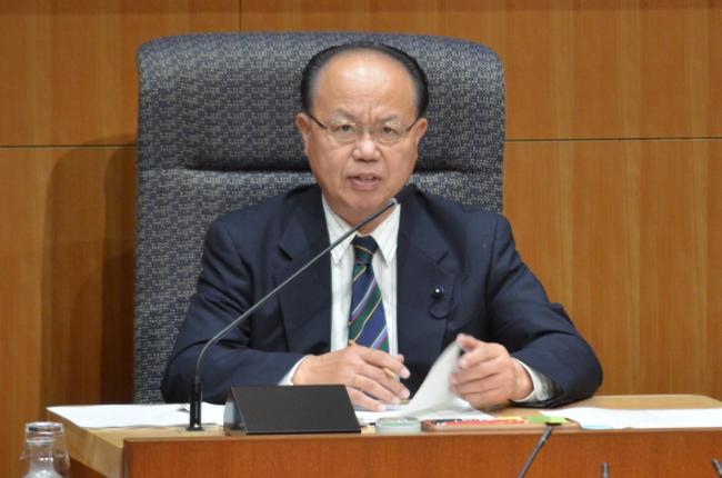 ６月定例会閉会（議長）