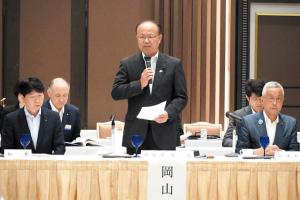 中国五県議会正副議長会議の様子