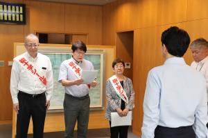全国一斉複十字シール運動表敬訪問
