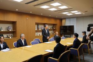 JAグループ岡山からの要請受取
