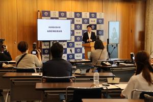定例記者会見