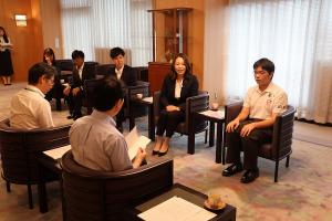 JCI JAPAN グローバルユース国連大使 表敬訪問