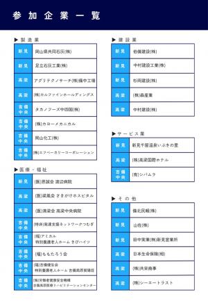 ３市町合同就職フェア　裏面