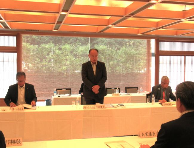 岡山・香川両県議会正副議長意見交換会写真１