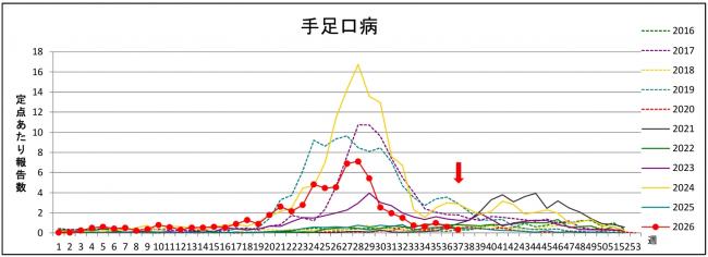手足口グラフ