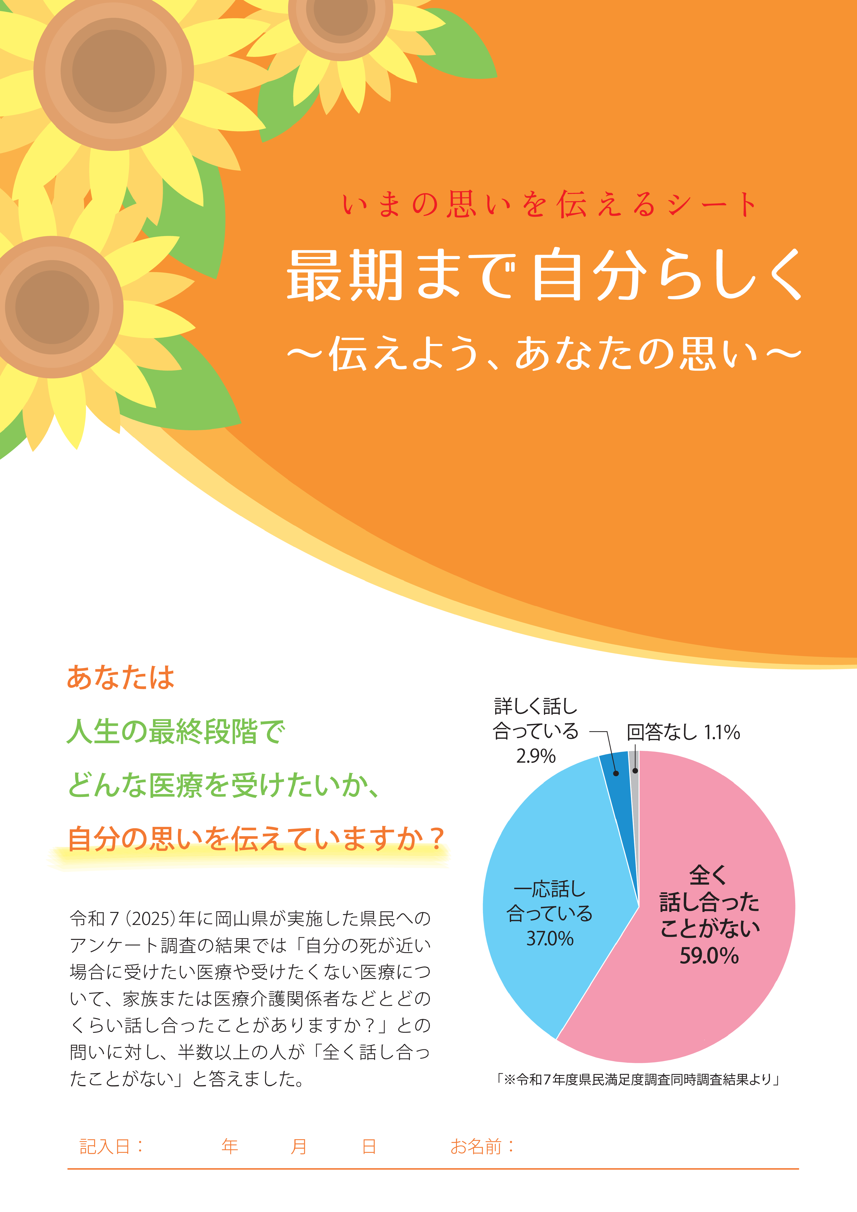 リーフレット（橙）