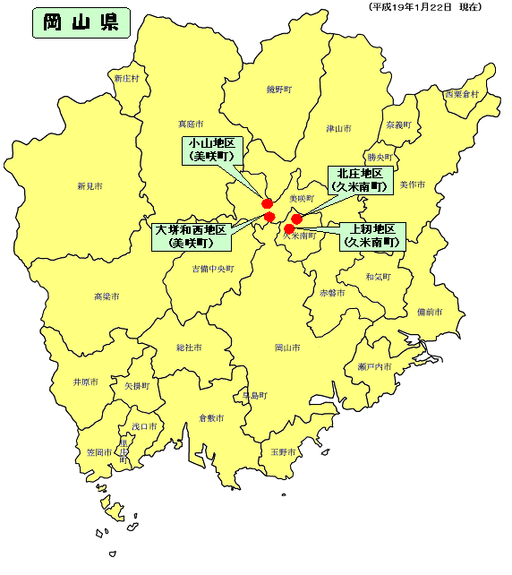 棚田位置図